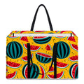 Yellow Watermelon Pieces Pattern Print Utility Tote Bag