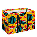 Yellow Watermelon Pieces Pattern Print Utility Tote Bag