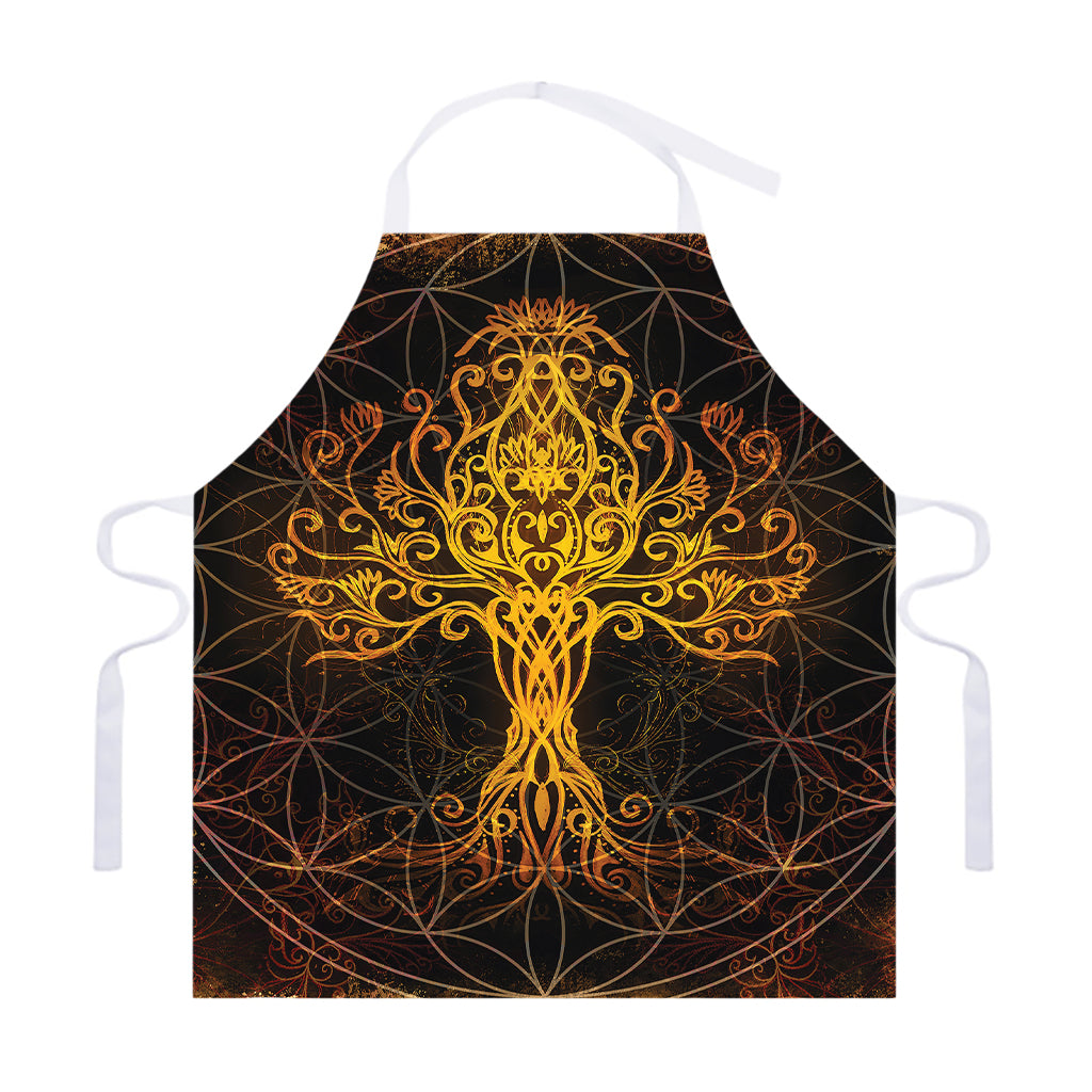 Yggdrasil Tree Of Life Print Adjustable Apron