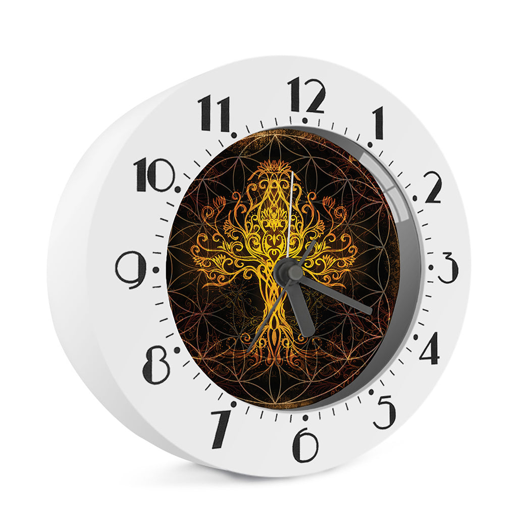 Yggdrasil Tree Of Life Print Alarm Clock