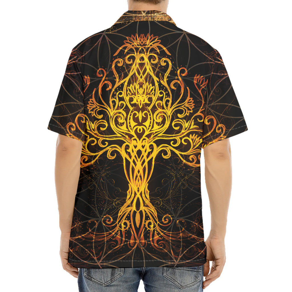 Yggdrasil Tree Of Life Print Aloha Shirt