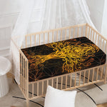 Yggdrasil Tree Of Life Print Baby Crib Sheet
