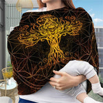 Yggdrasil Tree Of Life Print Baby Seat Cover