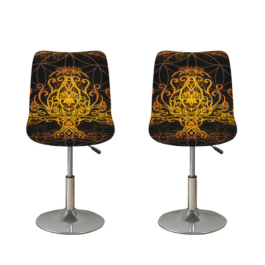 Yggdrasil Tree Of Life Print Bar Stool Covers