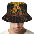 Yggdrasil Tree Of Life Print Bucket Hat