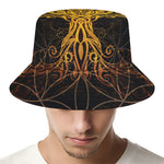 Yggdrasil Tree Of Life Print Bucket Hat