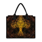 Yggdrasil Tree Of Life Print Canvas Tote Bag