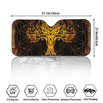 Yggdrasil Tree Of Life Print Car Windshield Sun Shade
