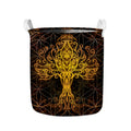 Yggdrasil Tree Of Life Print Collapsible Laundry Basket