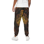 Yggdrasil Tree Of Life Print Cotton Pants