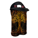 Yggdrasil Tree Of Life Print Double Neoprene Wine Tote