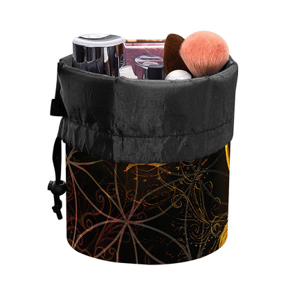 Yggdrasil Tree Of Life Print Drawstring Makeup Bag