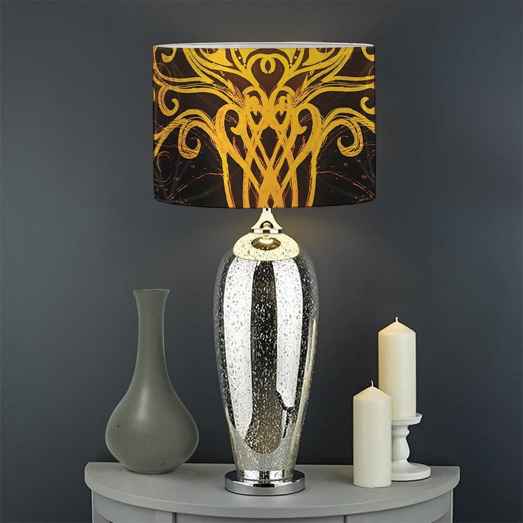 Yggdrasil Tree Of Life Print Drum Lamp Shade