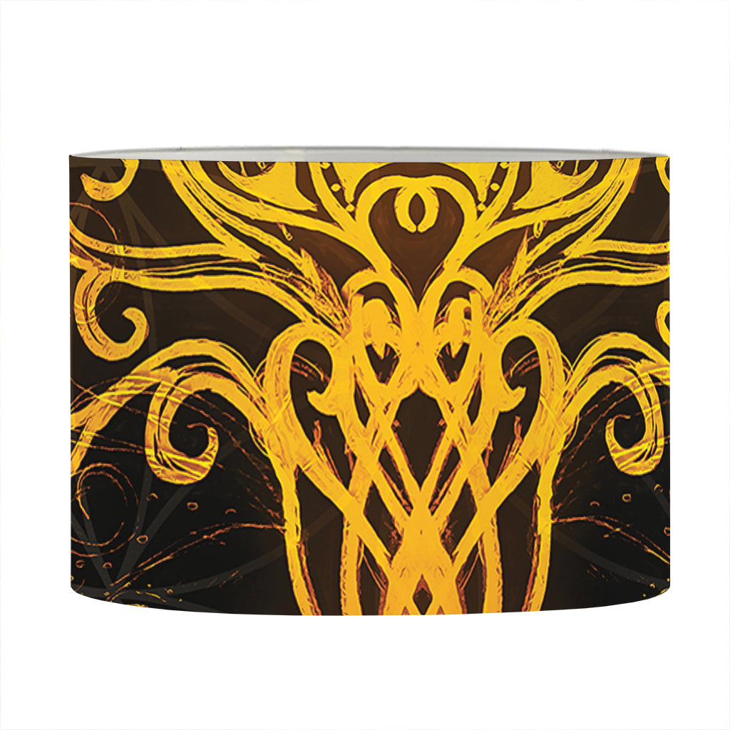 Yggdrasil Tree Of Life Print Drum Lamp Shade