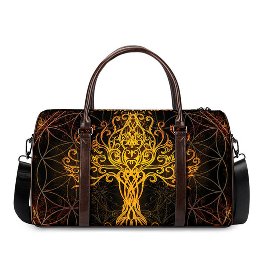 Yggdrasil Tree Of Life Print Duffle Bag