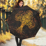 Yggdrasil Tree Of Life Print Foldable Umbrella