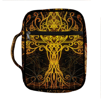 Yggdrasil Tree Of Life Print Front Pocket Bible Bag