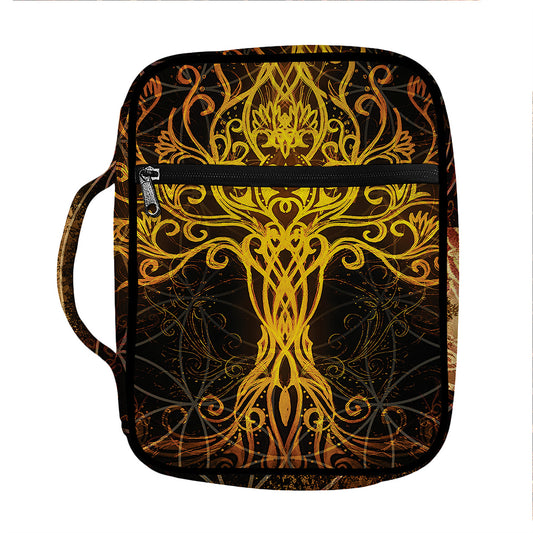 Yggdrasil Tree Of Life Print Front Pocket Bible Bag