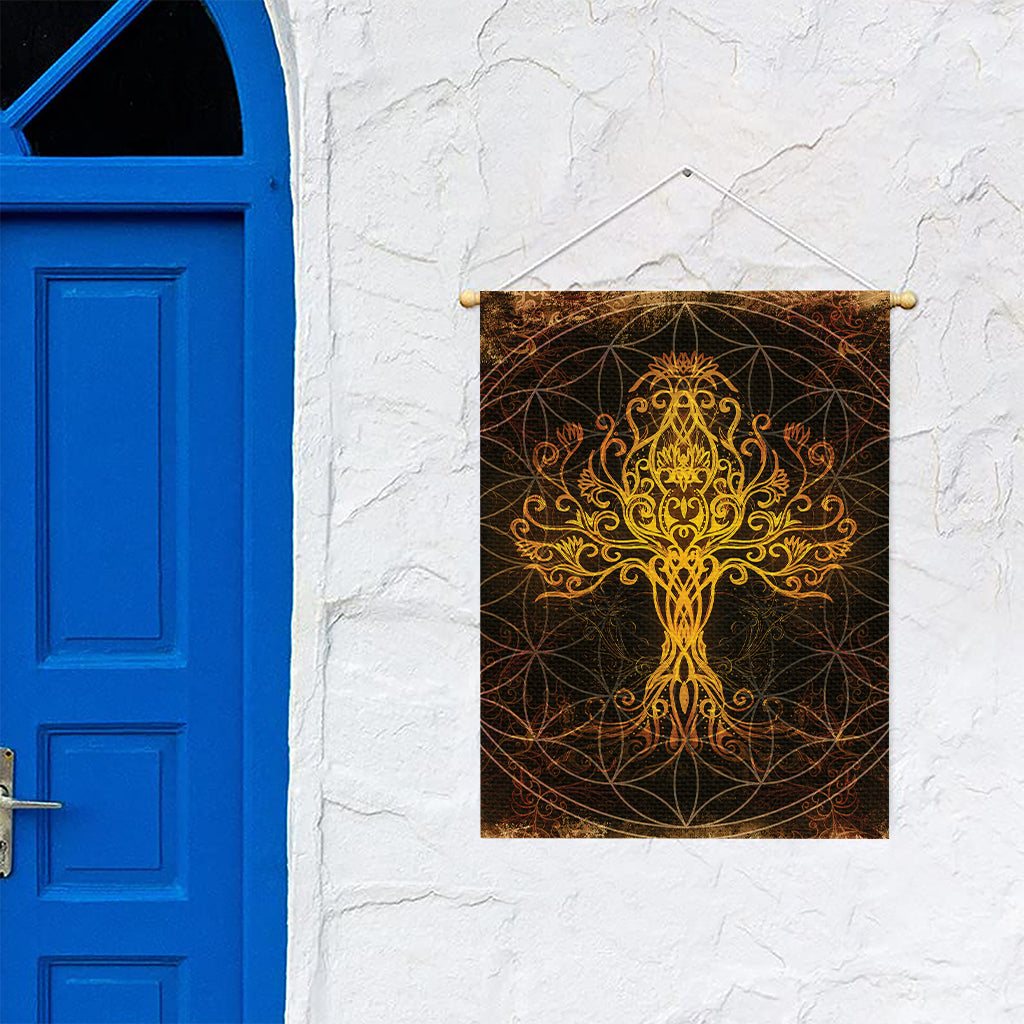 Yggdrasil Tree Of Life Print Garden Flag