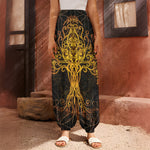 Yggdrasil Tree Of Life Print Harem Pants