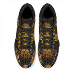 Yggdrasil Tree Of Life Print High Top Leather Sneakers