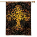 Yggdrasil Tree Of Life Print House Flag