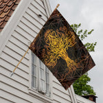 Yggdrasil Tree Of Life Print House Flag