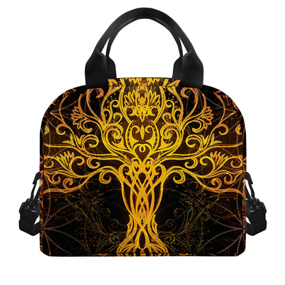 Yggdrasil Tree Of Life Print Insulated Lunch Bag