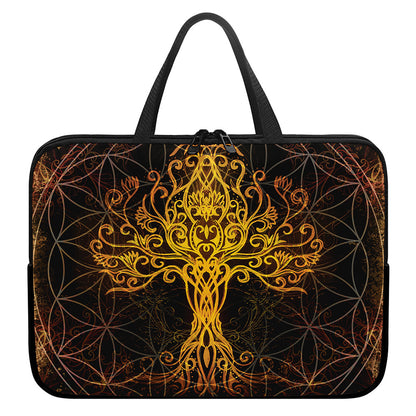 Yggdrasil Tree Of Life Print Laptop Sleeve With Handle