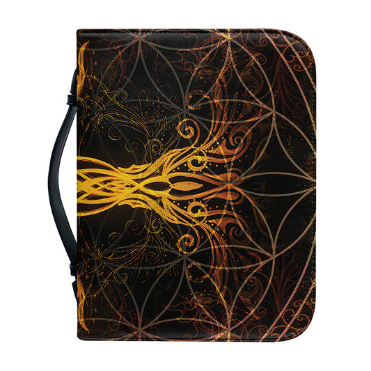 Yggdrasil Tree Of Life Print Leather Bible Cover