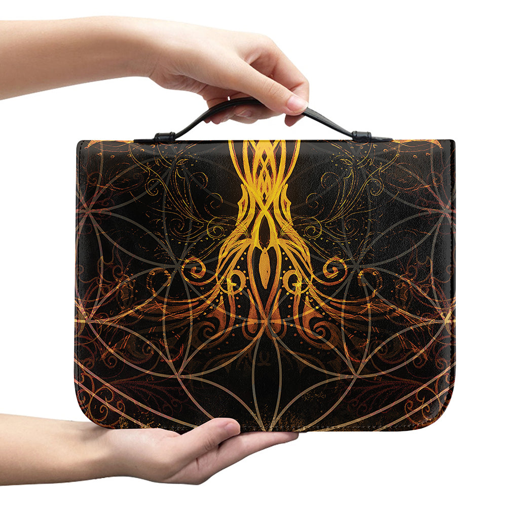Yggdrasil Tree Of Life Print Leather Bible Cover