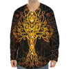 Yggdrasil Tree Of Life Print Long Sleeve Baseball Jersey