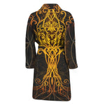 Yggdrasil Tree Of Life Print Men's Bathrobe