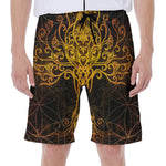Yggdrasil Tree Of Life Print Men's Beach Shorts