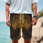 Yggdrasil Tree Of Life Print Men's Cargo Shorts