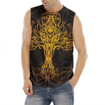 Yggdrasil Tree Of Life Print Men's Fitness Tank Top