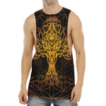 Yggdrasil Tree Of Life Print Men's Muscle Tank Top