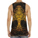 Yggdrasil Tree Of Life Print Men's Muscle Tank Top
