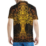 Yggdrasil Tree Of Life Print Men's Polo Shirt