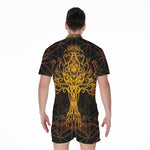 Yggdrasil Tree Of Life Print Men's Rompers