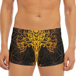 Yggdrasil Tree Of Life Print Men's Short Boxer Briefs