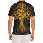 Yggdrasil Tree Of Life Print Men's Short Sleeve Rash Guard