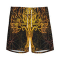 Yggdrasil Tree Of Life Print Men's Athletic Shorts