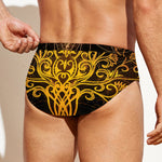 Yggdrasil Tree Of Life Print Men's Swim Briefs