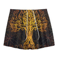 Yggdrasil Tree Of Life Print Mesh Shorts
