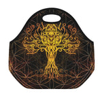 Yggdrasil Tree Of Life Print Neoprene Lunch Bag