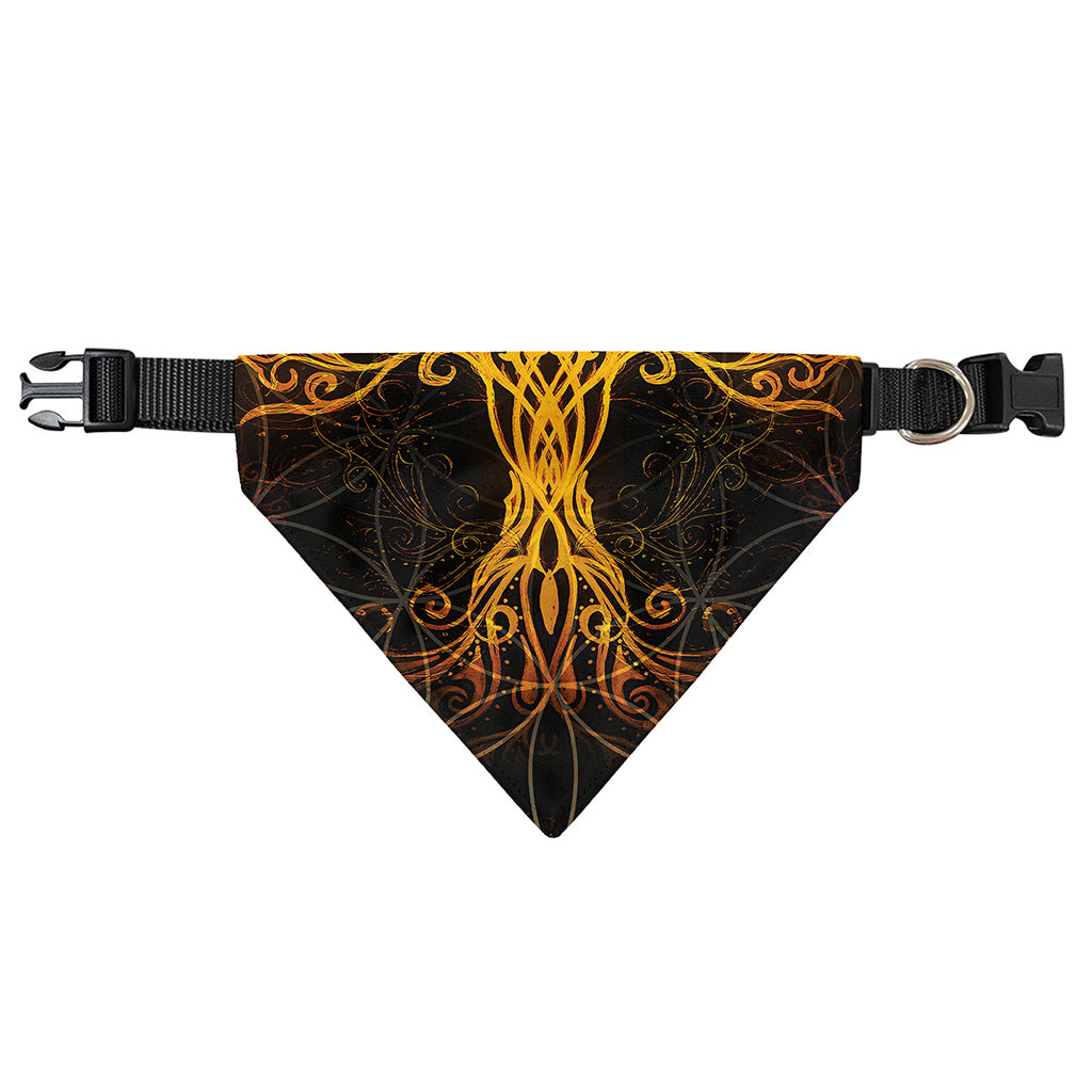 Yggdrasil Tree Of Life Print Over The Collar Dog Bandana