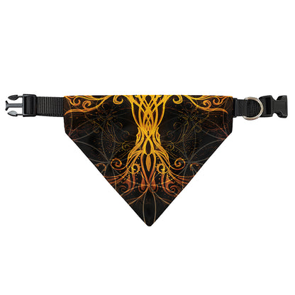 Yggdrasil Tree Of Life Print Over The Collar Dog Bandana