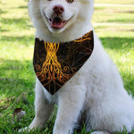 Yggdrasil Tree Of Life Print Over The Collar Dog Bandana