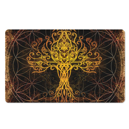 Yggdrasil Tree Of Life Print Polyester Doormat